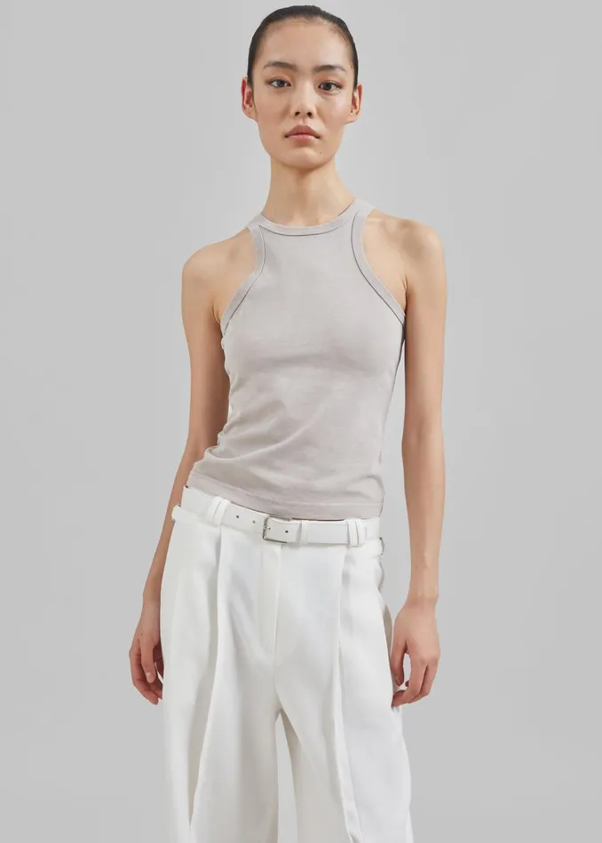 The Frankie Shop Tops Samse Samse Helene Tank Top 8211 Gull Gray 8211 Women