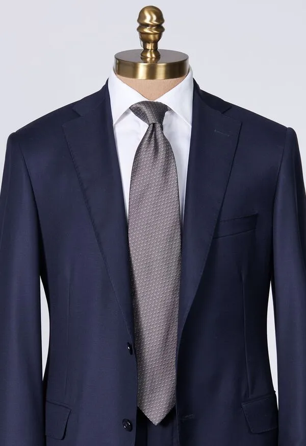 Ties Paulstuart Mens Woven Silk Micro Pattern Tie Silver Ties Paulstuart Mens Woven Silk Micro Pattern Tie Silver