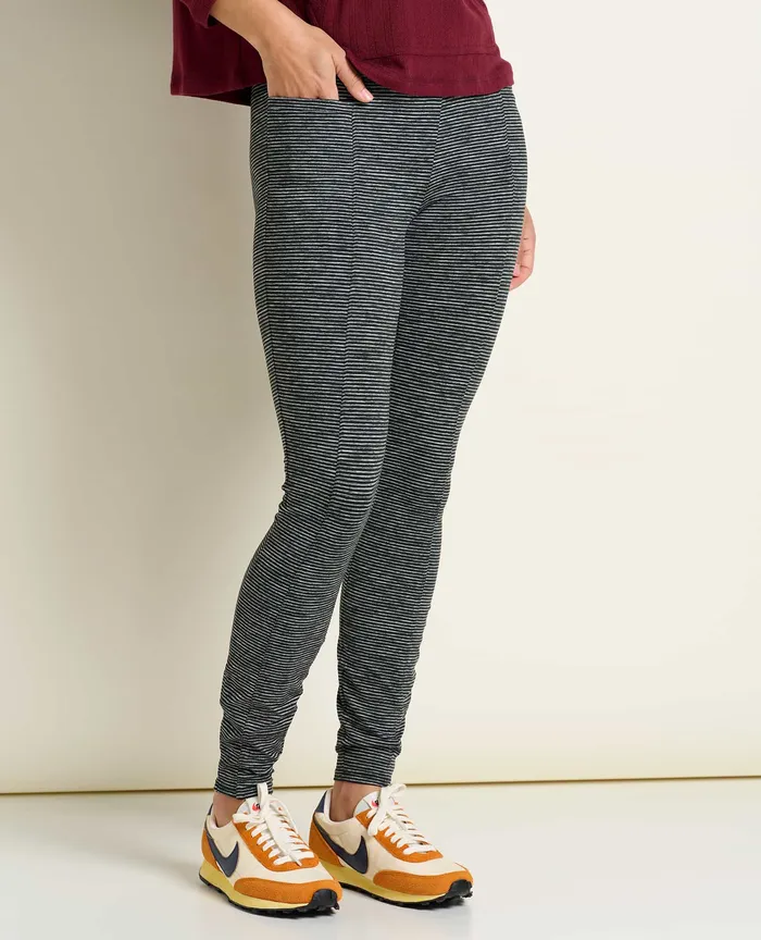 ToadandCo Loungewear and Sleep Women8217s Timehop Light Tight Black Marled Stripe ToadandCo Loungewear and Sleep Women8217s Timehop Light Tight Black Marled Stripe