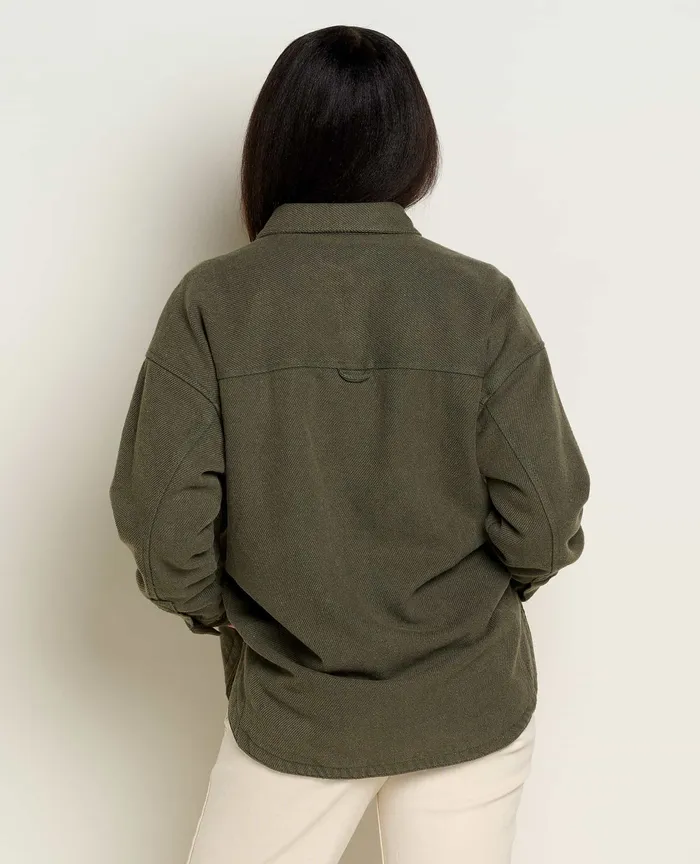 Tops and TShirts Conifer Shirt Jacket Olive 8211 ToadandCo Women8217s