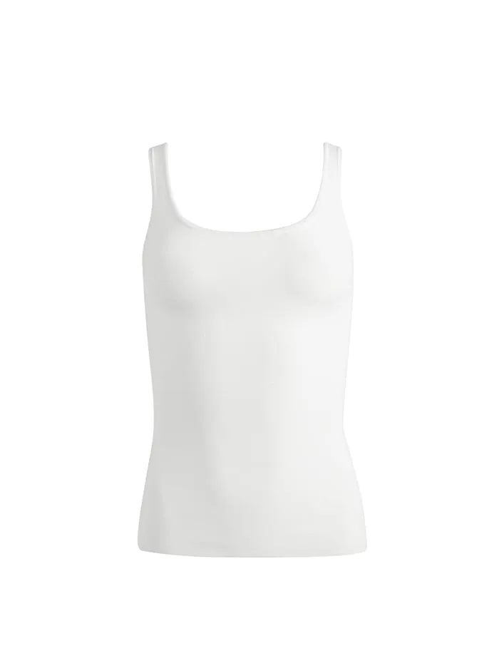 Tops Women Alice Olivia Daryn Sculpting Tank Soft White
