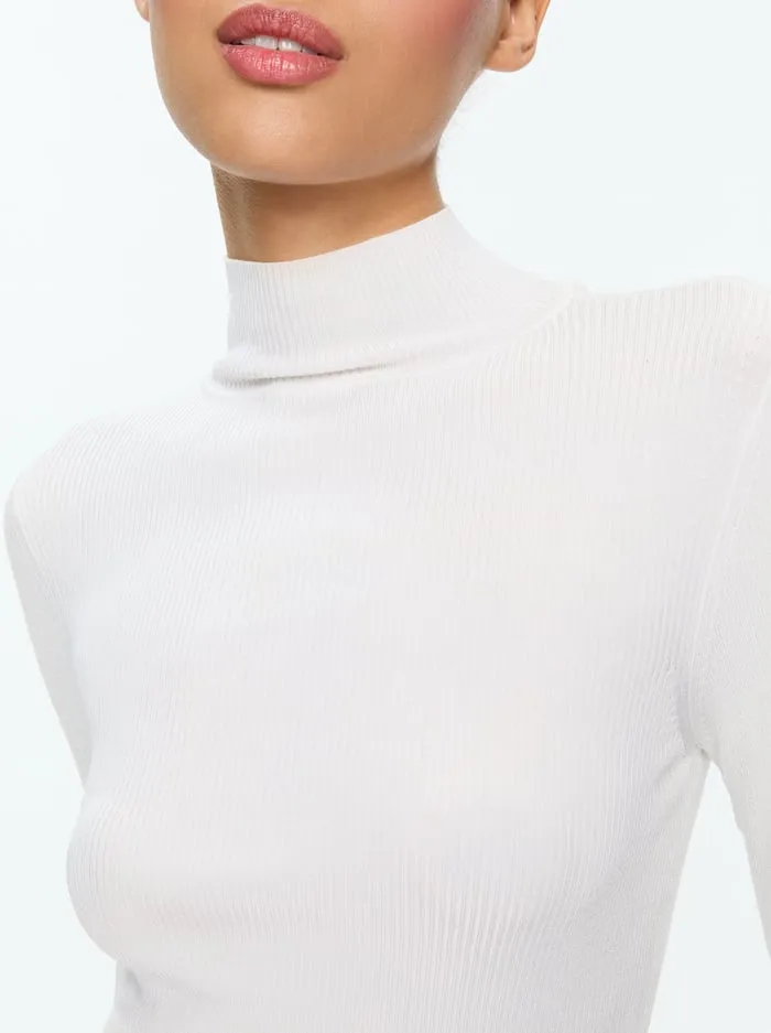 Tops Women Alice Olivia Roberta Turtleneck Soft White
