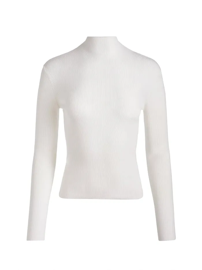 Tops Women Alice Olivia Roberta Turtleneck Soft White