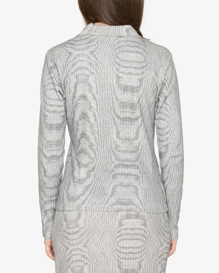 TOPS Women NOISE LS SHIRT Blanc Multi OBEY Clothing