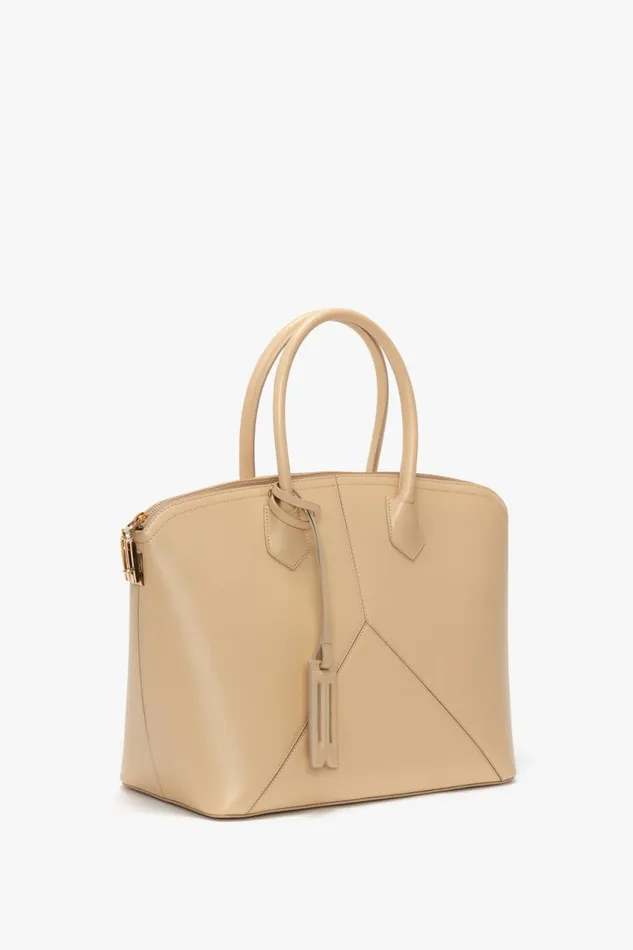 Tote Bags Women Victoria Beckham Victoria Bag In Sesame Leather Tote Bags Women Victoria Beckham Victoria Bag In Sesame Leather