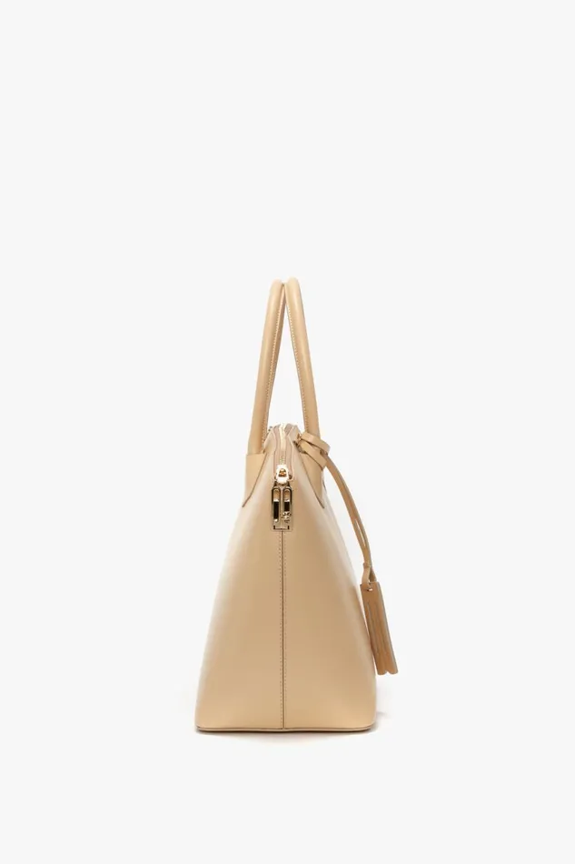 Tote Bags Women Victoria Beckham Victoria Bag In Sesame Leather Tote Bags Women Victoria Beckham Victoria Bag In Sesame Leather