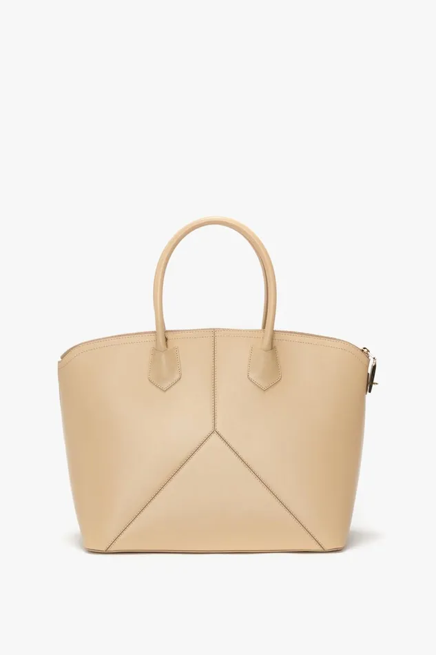 Tote Bags Women Victoria Beckham Victoria Bag In Sesame Leather Tote Bags Women Victoria Beckham Victoria Bag In Sesame Leather