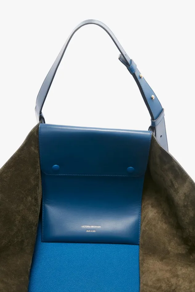 Tote Bags Women Victoria Beckham W11 Medium Tote In Vibrant Blue