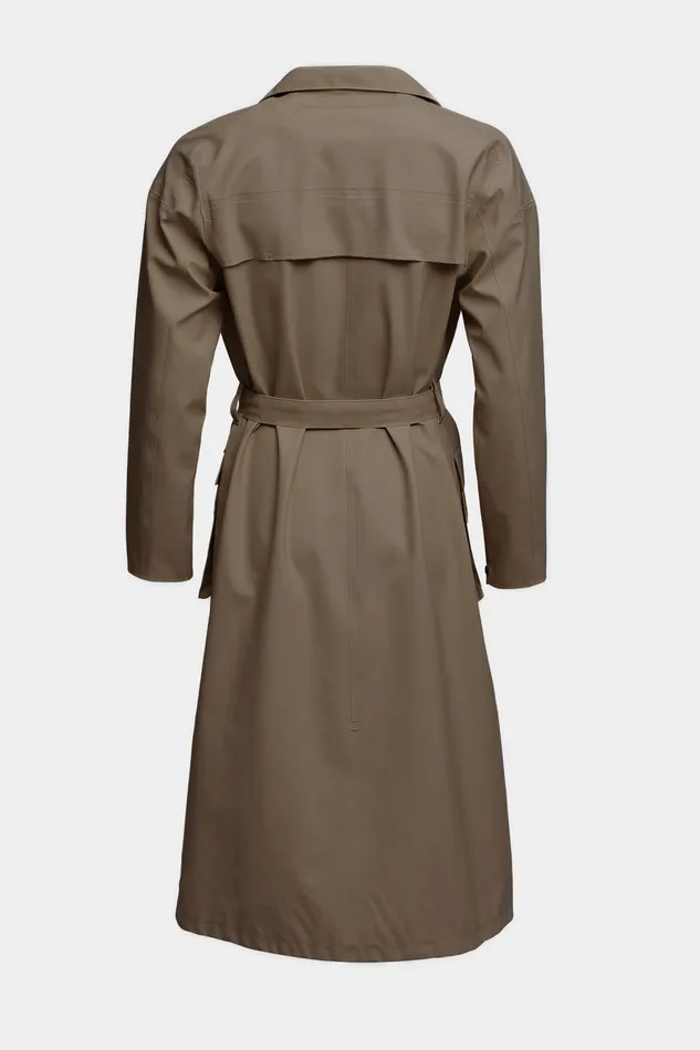 Trench Coats Women Stutterheim Kista Lightweight Trench Coat Mole