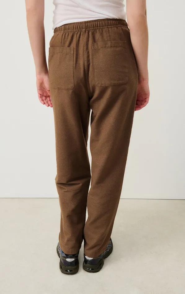 Trousers Dakota Melange Candied Chestnut Women American Vintage Trousers Trousers Dakota Melange Candied Chestnut Women American Vintage Trousers