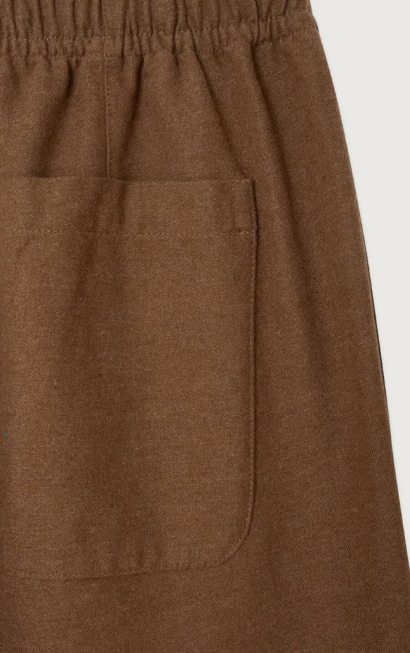 Trousers Dakota Melange Candied Chestnut Women American Vintage Trousers Trousers Dakota Melange Candied Chestnut Women American Vintage Trousers