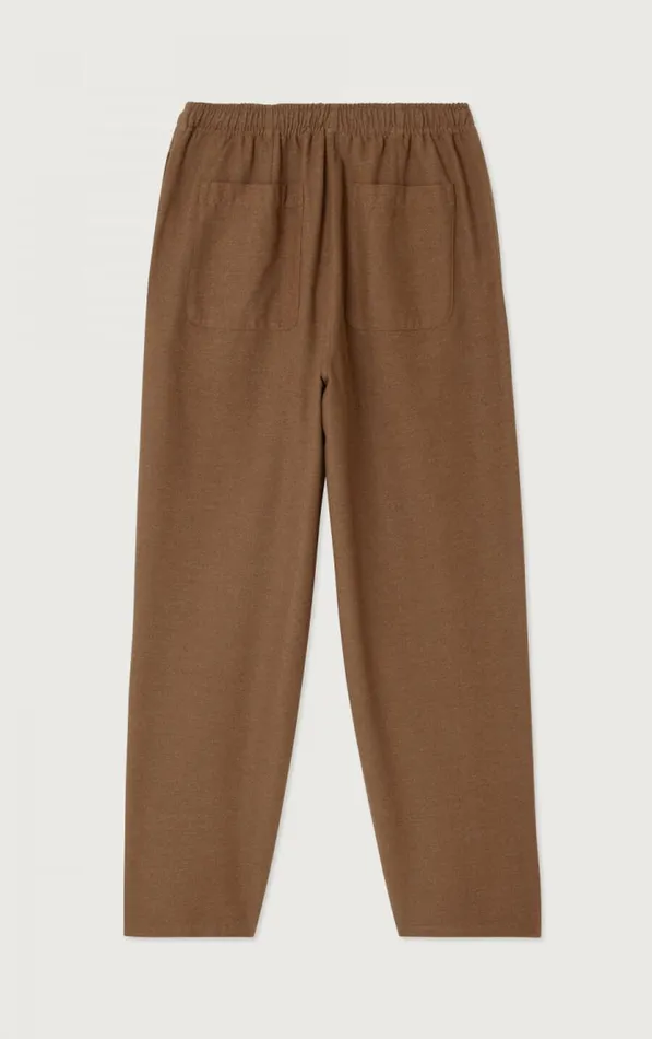 Trousers Dakota Melange Candied Chestnut Women American Vintage Trousers Trousers Dakota Melange Candied Chestnut Women American Vintage Trousers