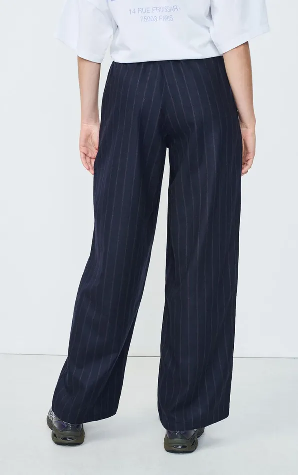 Trousers Dirow Navy Stripes Women American Vintage Trousers Trousers Dirow Navy Stripes Women American Vintage Trousers