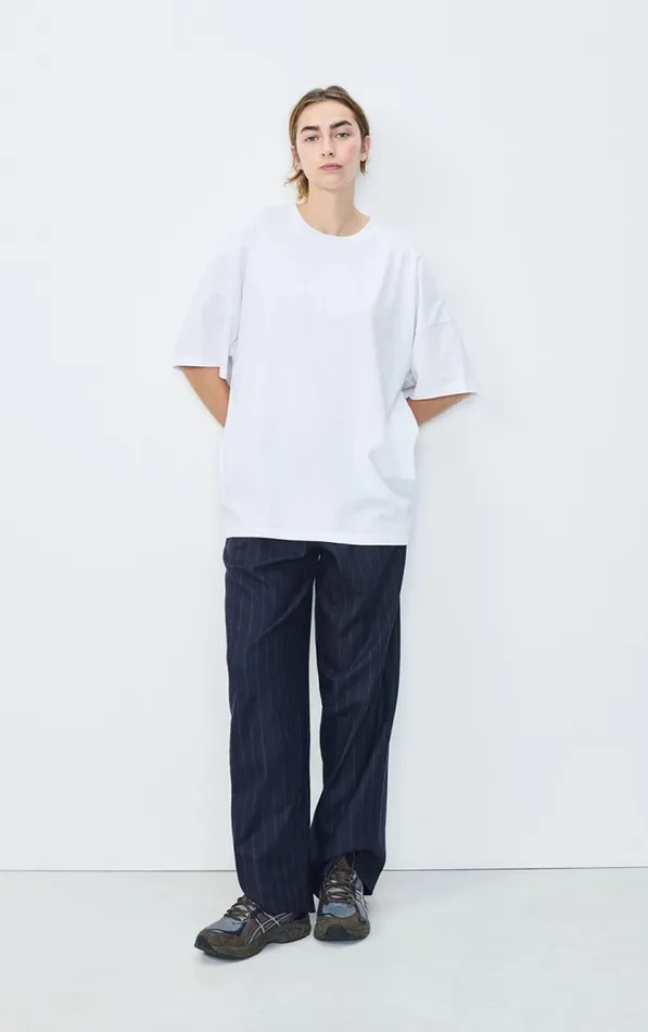 Trousers Dirow Navy Stripes Women American Vintage Trousers Trousers Dirow Navy Stripes Women American Vintage Trousers
