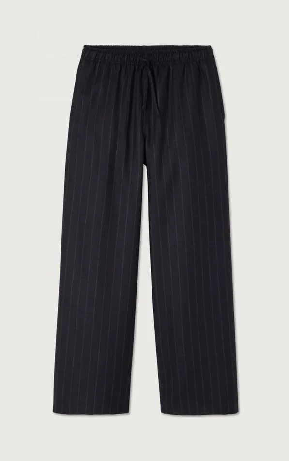 Trousers Dirow Navy Stripes Women American Vintage Trousers Trousers Dirow Navy Stripes Women American Vintage Trousers