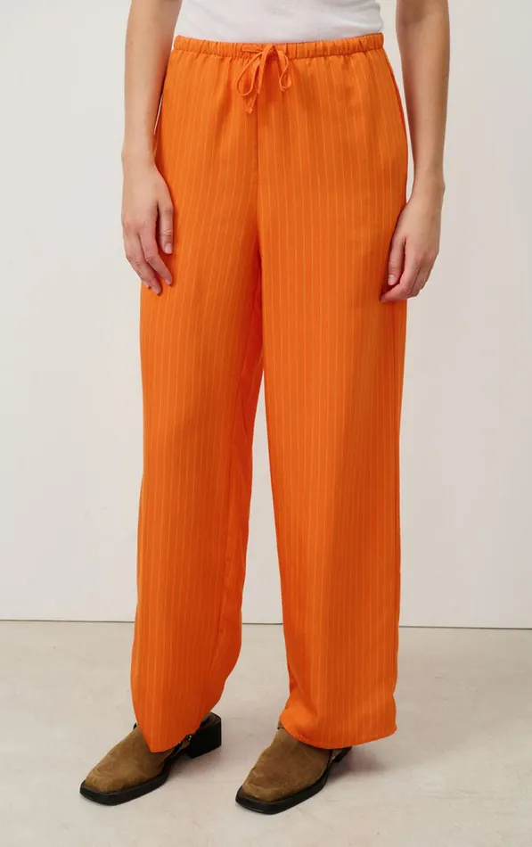 Trousers Okyrow Striped Cinnamon Women American Vintage Trousers