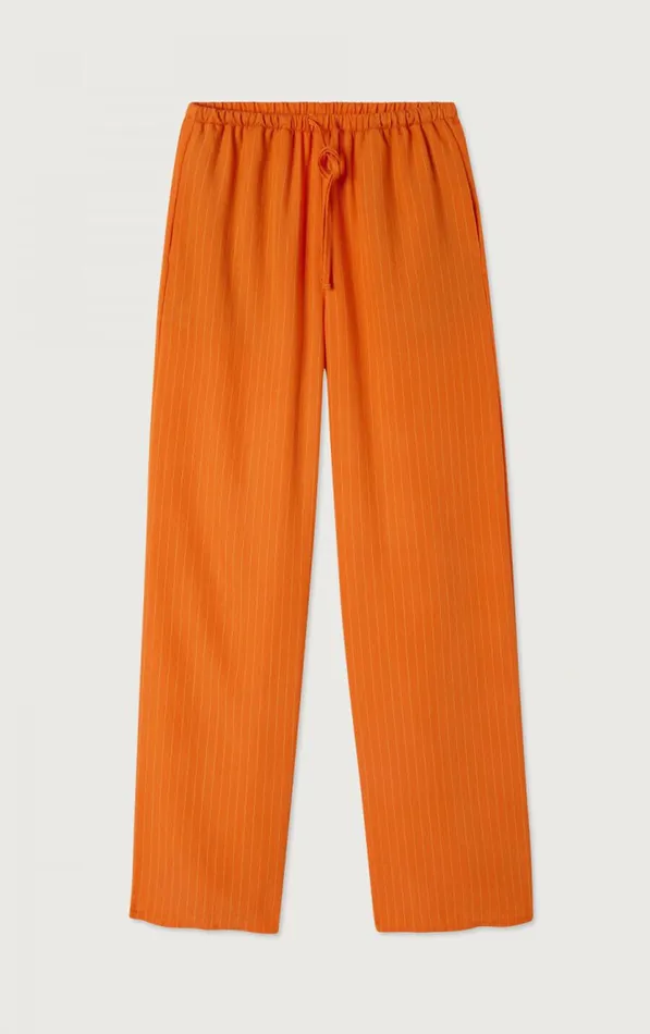 Trousers Okyrow Striped Cinnamon Women American Vintage Trousers Trousers Okyrow Striped Cinnamon Women American Vintage Trousers