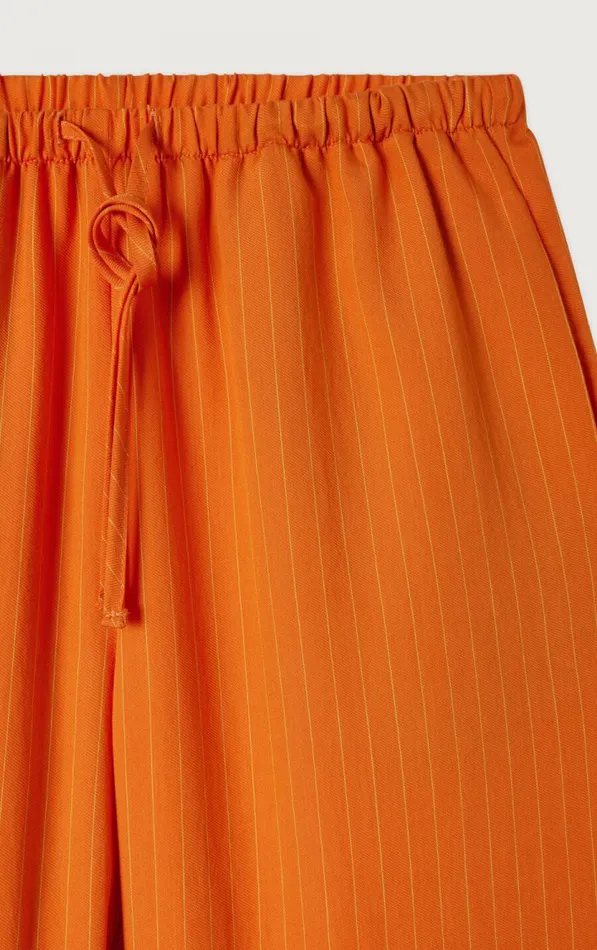 Trousers Okyrow Striped Cinnamon Women American Vintage Trousers Trousers Okyrow Striped Cinnamon Women American Vintage Trousers
