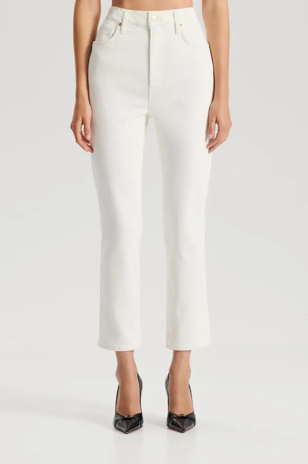 Trousers Women Scanlan Theodore HIGH RISE STRAIGHT CROP JEAN Natural115 Trousers Women Scanlan Theodore HIGH RISE STRAIGHT CROP JEAN Natural115