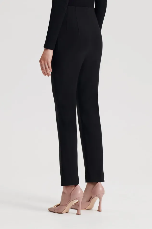 Trousers Women Scanlan Theodore ITALIAN HIGHWAIST SLIM TROUSER Black Trousers Women Scanlan Theodore ITALIAN HIGHWAIST SLIM TROUSER Black