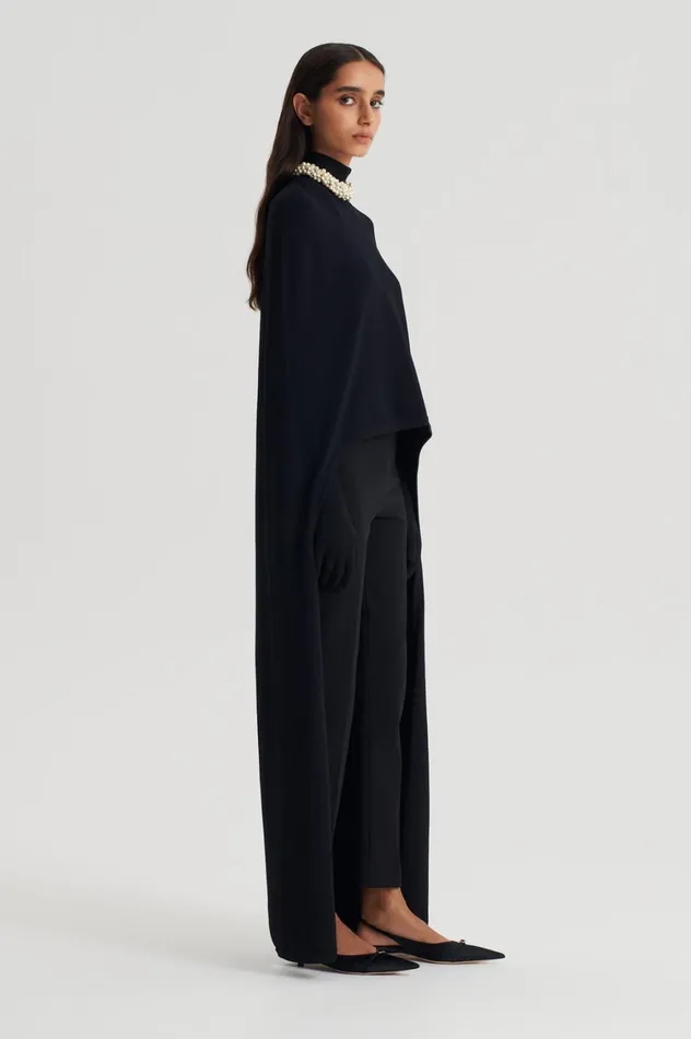 Trousers Women Scanlan Theodore ITALIAN HIGHWAIST SLIM TROUSER Black Trousers Women Scanlan Theodore ITALIAN HIGHWAIST SLIM TROUSER Black