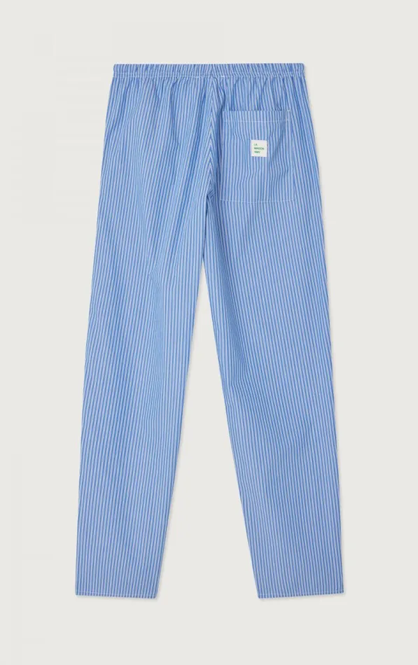 Trousers Zatybay Aqua Stripes Men American Vintage Trousers Trousers Zatybay Aqua Stripes Men American Vintage Trousers