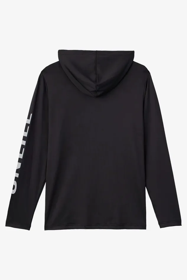 TRVLR UPF HOODED SNAP LONG SLEEVE PULLOVER Black Men O039NEILL Featured