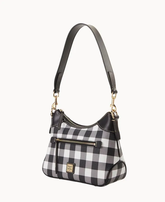Tucker Small Hobo Black Woman Dooney and Bourke Shoulder Bags Tucker Small Hobo Black Woman Dooney and Bourke Shoulder Bags