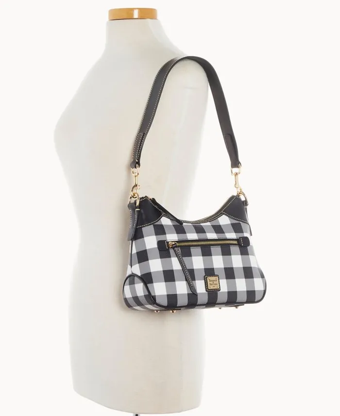 Tucker Small Hobo Black Woman Dooney and Bourke Shoulder Bags Tucker Small Hobo Black Woman Dooney and Bourke Shoulder Bags