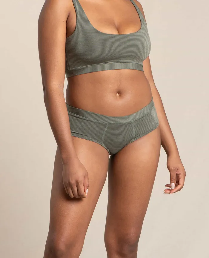 Underwear and Accessories Women8217s Hipster Beetle Stripe ToadandCo