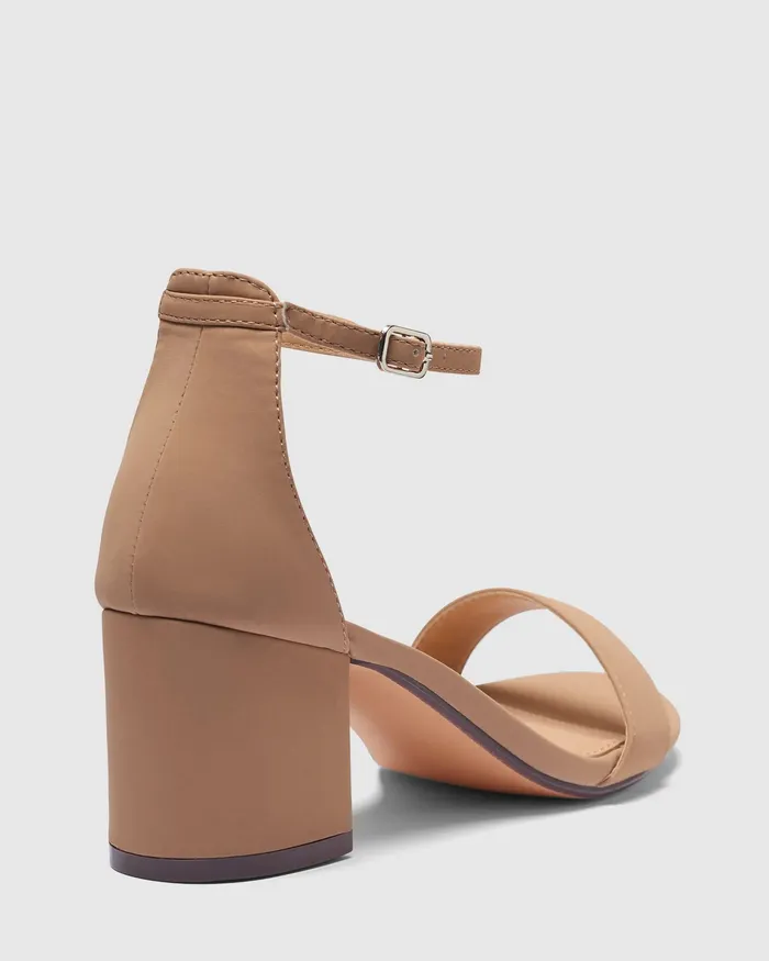 USHAA Buff Block Heels NOVO Shoes Women USHAA Buff Block Heels NOVO Shoes Women