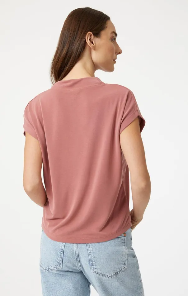 VNeck Shirt In Canyon Rose Women Mavi Jeans Shirts VNeck Shirt In Canyon Rose Women Mavi Jeans Shirts