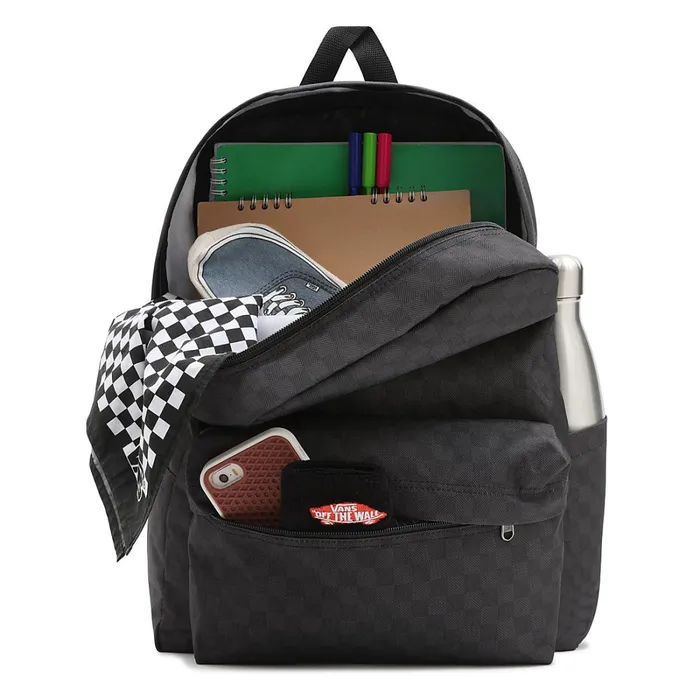 Vans Bags and Backpacks Men Old Skool Check Backpack Black