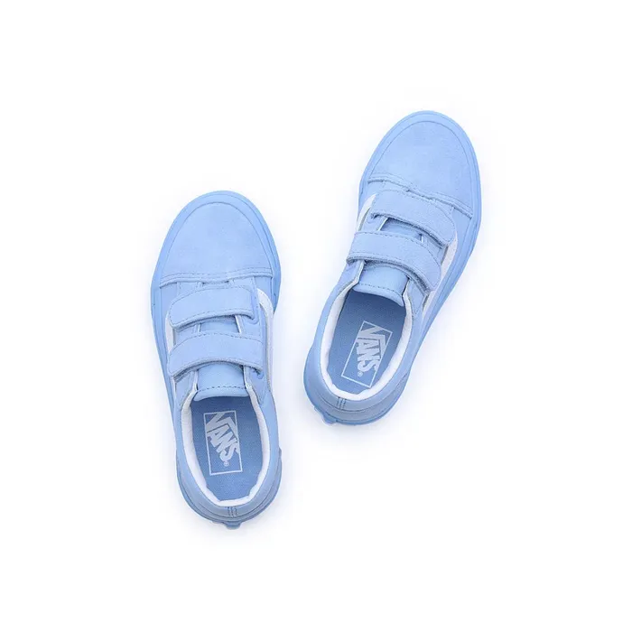Vans Classics Kids Old Skool Hook And Loop Shoes 48 Years Blue