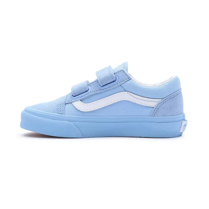 Vans Classics Kids Old Skool Hook And Loop Shoes 48 Years Blue