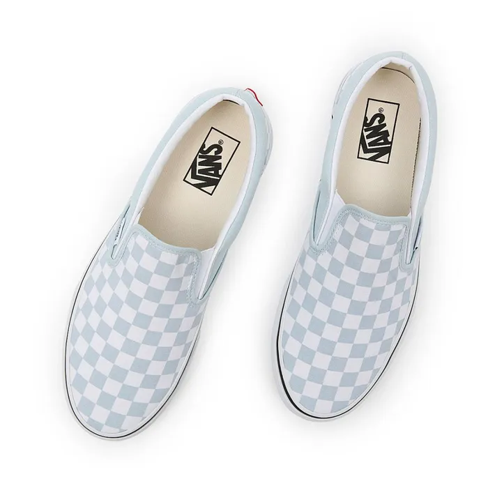 Vans Classics Men Checkerboard Classic SlipOn Shoes Blue