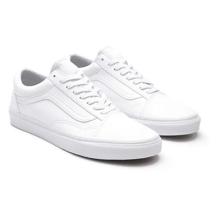Vans Classics Men Classic Tumble Old Skool Shoes White