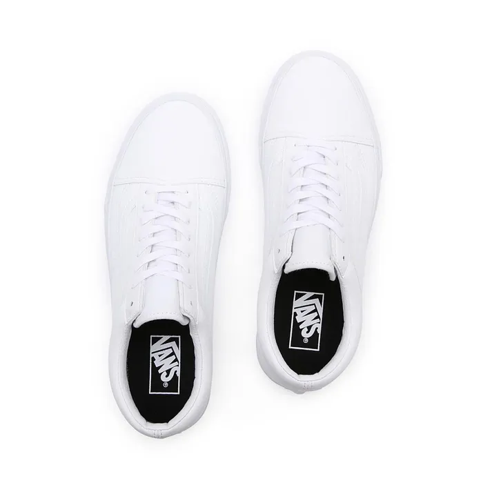 Vans Classics Men Classic Tumble Old Skool Shoes White