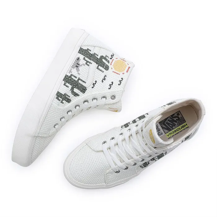 Vans Classics Men Desert Embroidery Sk8Hi Tapered VR3 Shoes White