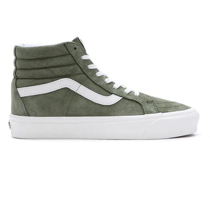 Vans Classics Women Pig Suede Sk8Hi 38 DX Shoes Green