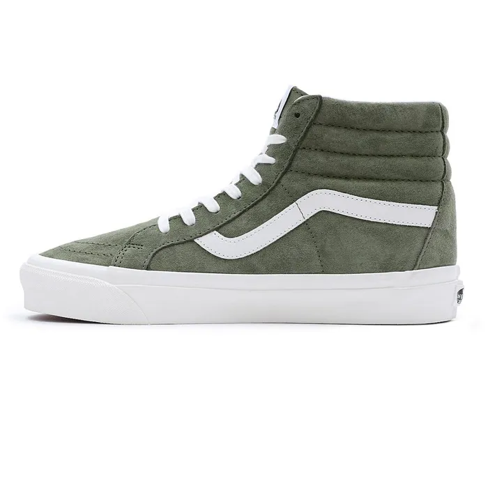 Vans Classics Women Pig Suede Sk8Hi 38 DX Shoes Green