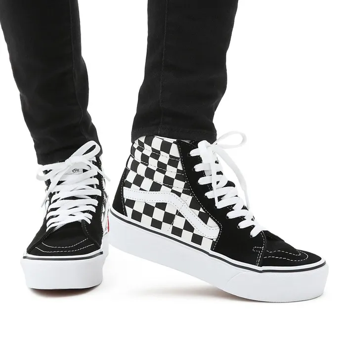 Vans Classics Women Sk8Hi Platform 20 Shoes Black White