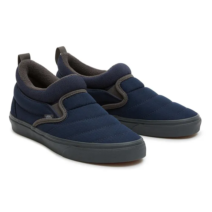 Vans Classics Women SlipOn Mid Cozy Mesh Shoes Blue