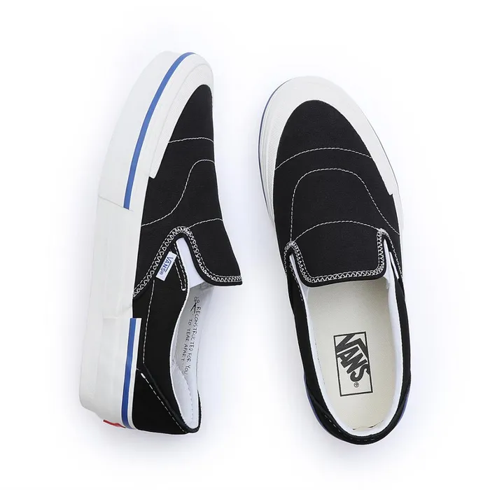 Vans Classics Women SlipOn Reconstruct Shoes Black