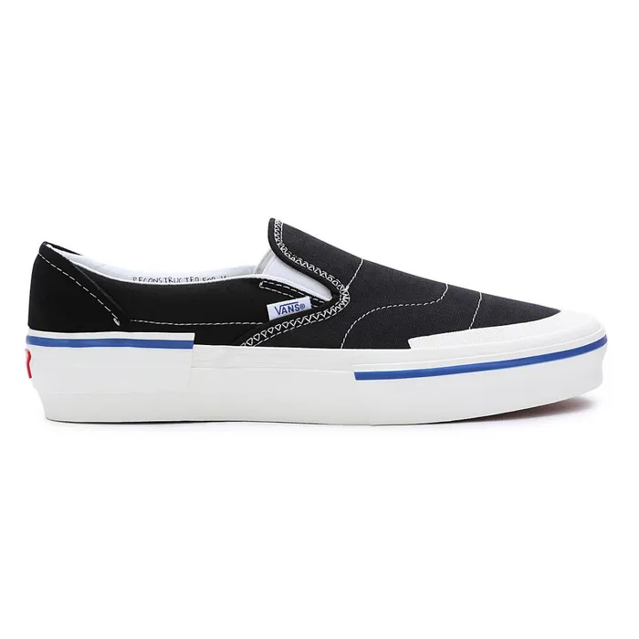 Vans Classics Women SlipOn Reconstruct Shoes Black