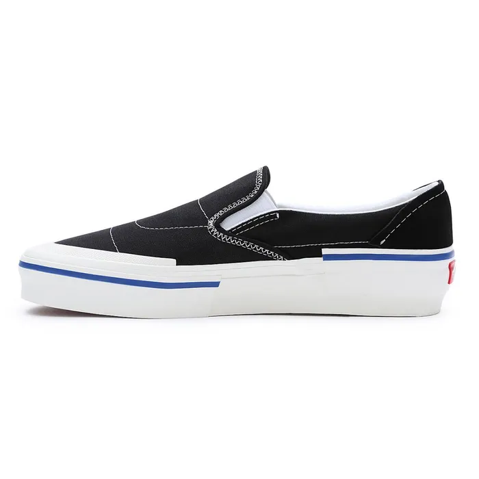 Vans Classics Women SlipOn Reconstruct Shoes Black