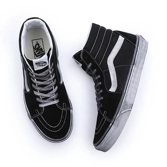 Vans Classics Women Stressed Sk8Hi Shoes Black