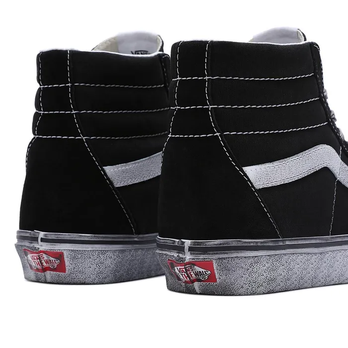 Vans Classics Women Stressed Sk8Hi Shoes Black