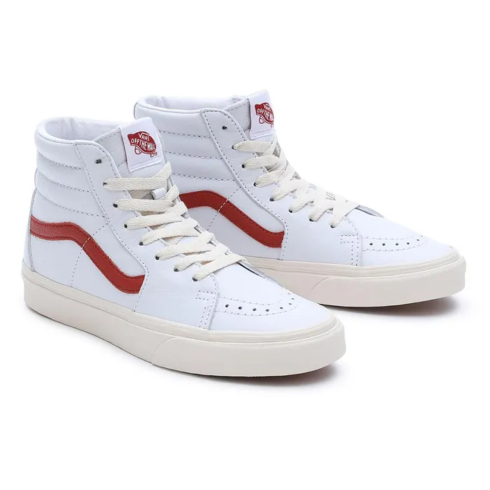 Vans Classics Women Vintage Pop Sk8Hi Shoes Red