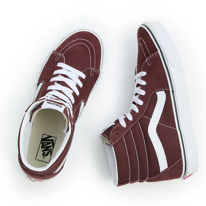 Vans HiTop Shoes Men Color Theory Sk8Hi Shoes Brown